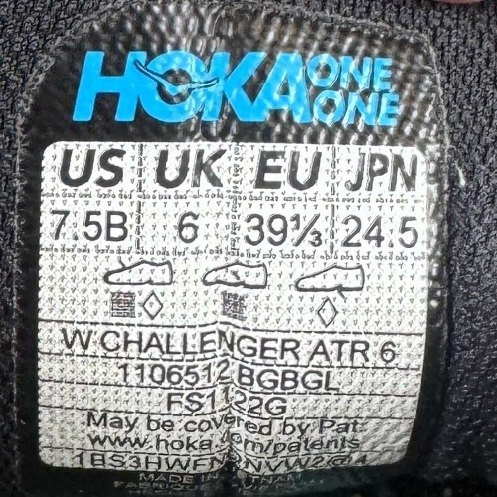 Hoka One One Challenger ATR 6 Womens 7.5 Blue Trail Running Hiking Shoes 1106512 - Picture 13 of 13